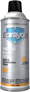 Sprayon MR 309 PAINTABLE RELEASE AGENT强力漆脱模剂