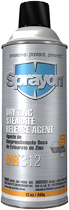 Sprayon MR 312 DRY ZINC STEARATE RELEASE AGENT干性锌脱模剂
