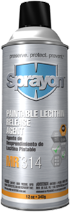 Sprayon MR 314 PAINTABLE LECITHIN RELEASE AGENT磷脂脱模剂