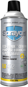 Sprayon LU 402 ECO-GRADE GENERAL PURPOSE LUBRICANT & PENETRANT高性能润滑剂