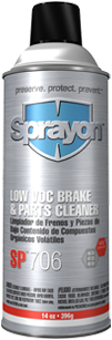 Sprayon SP 706 LOW VOC BRAKE & PARTS CLEANER低挥发清洁剂
