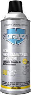 Sprayon LU 727 HIGH PERFORMANCE WET LUBRICANT高性能润滑剂