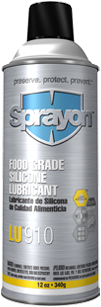 Sprayon LU 910 MC FREE FOOD GRADE SILICONE LUBRICANT食品级硅质润滑剂